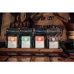 Zestaw 4x250g Kawa ziarnista - Anchor - Hollywoodian - Korowai - Klingon