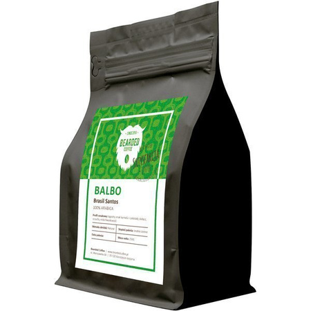Kawa Brazylijska Ziarnista Santos Balbo - Palenie Średnie Ciemne