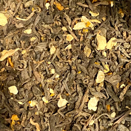 Brodata Herbata CHINA PUERH POMARAŃCZA Z IMBIREM 80g