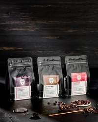 Zestaw do KAWIARKI 3x250g Kawa ziarnista - Karramba-Korowai-Goatee