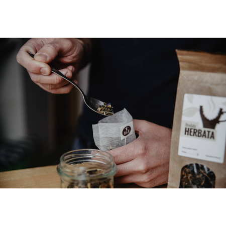 Brodata Herbata CHINA PUERH POMARAŃCZA Z IMBIREM 80g